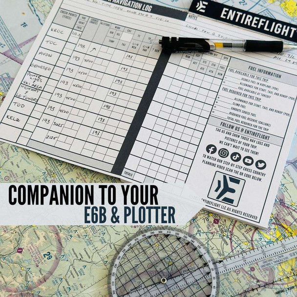 EntireFlight Cross-Country Planning Flight Pad (3 pack) EF-FP-CC