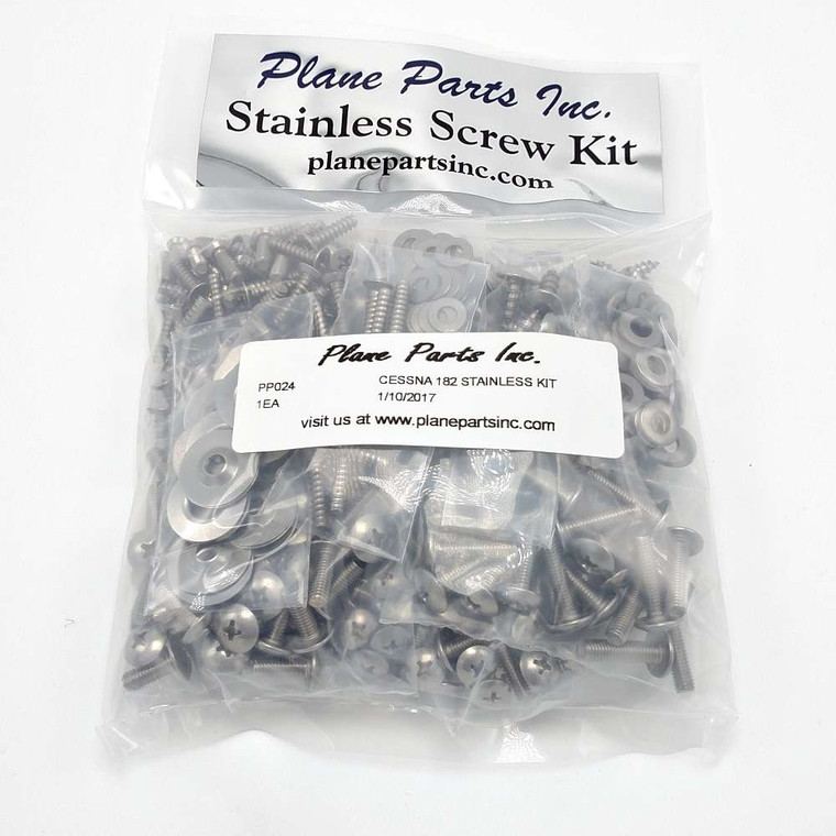 Cessna 180/182/185 Stainless Screw Kit/Airframe