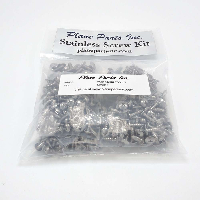 Piper PA22 Colt/Tri Pacer Stainless Screw Kit/Airframe