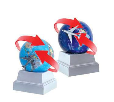 Rolling Earth Kinetic Toy, Puzzle, Bank