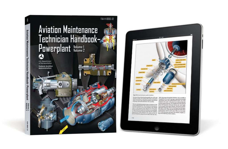 AMT Handbook - Powerplant-ASA-8083-32-2x- Volumes 1 & 2 (eBundle)