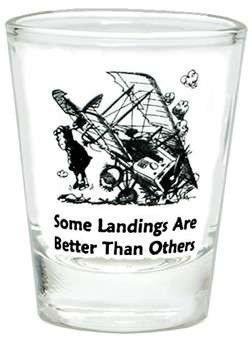 Some Landings... Shot Glass