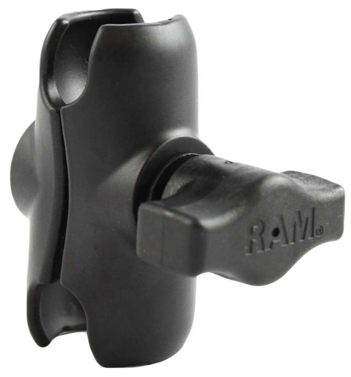 RAM Short Double Socket Arm for 1" Ball Bases. Overall Length: 2.38"