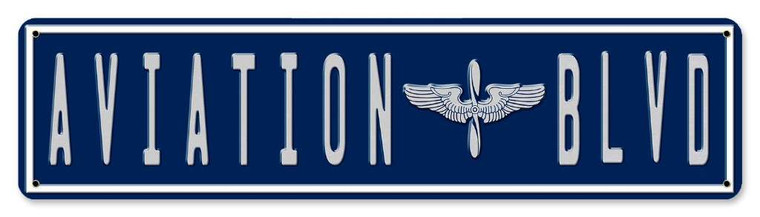 Aviation Blvd Sign - 20" x 5"