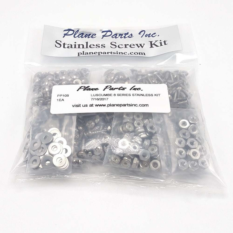 Luscumbe 8 Series Stainless Screw Kit/Airframe
