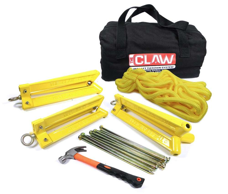 The Claw Aircraft Tie Down Kit