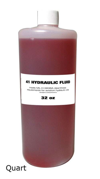 MIL-H-5606A HYDRAULIC FLUID QUART WITH SCREW CAP