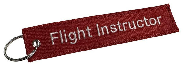 Embroidered Keychain - Flight Instructor
