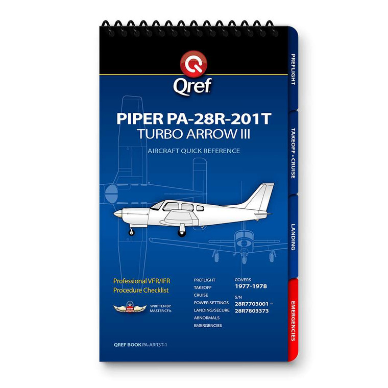 Qref Piper Arrow III Turbo Multi-Page Checklist