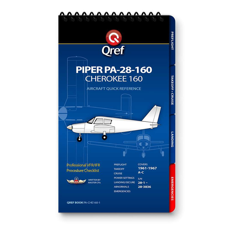 Qref Piper Cherokee 160 Multi-Page Checklist