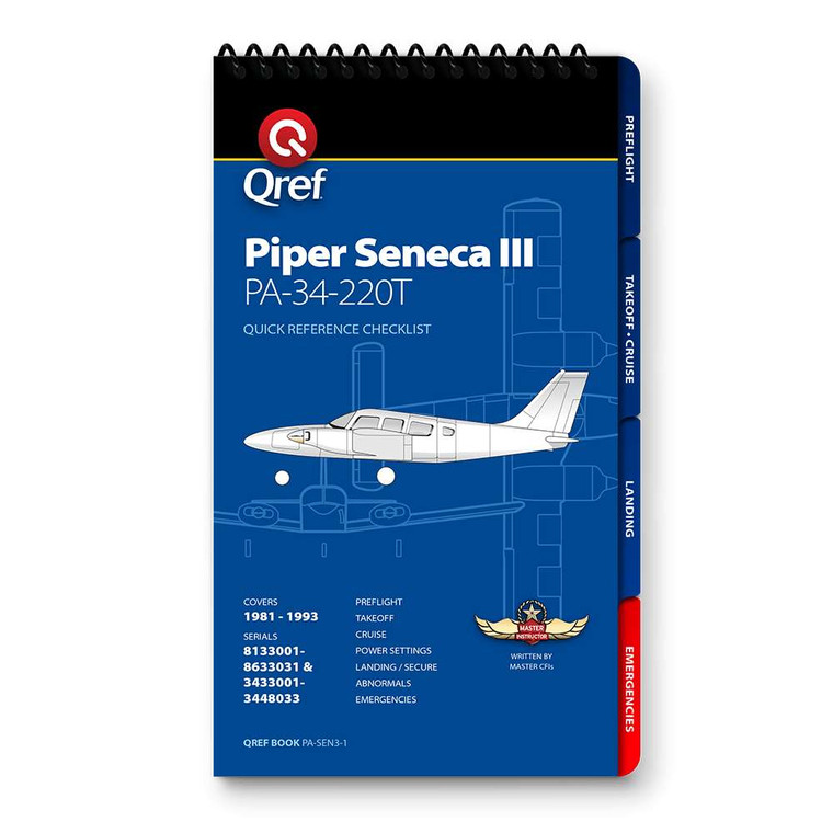 Qref Piper Seneca III Multi-Page Checklist
