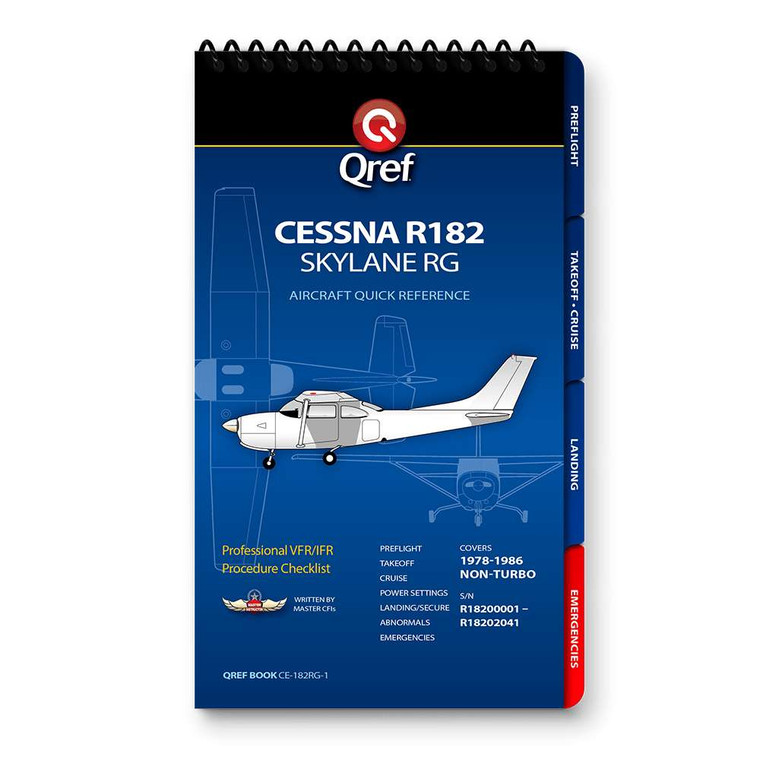 Qref Cessna 182RG Skylane Multi-Page Checklist