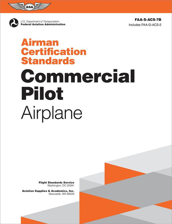 ASA ACS Commercial Pilot Airplane - NEW Edition