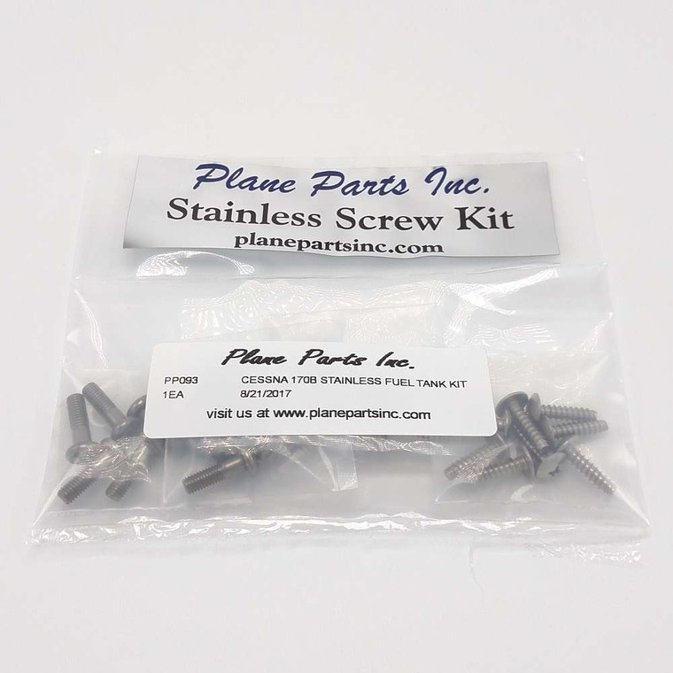 Cessna 170B Stainless Fuel Tank Flange Kit
