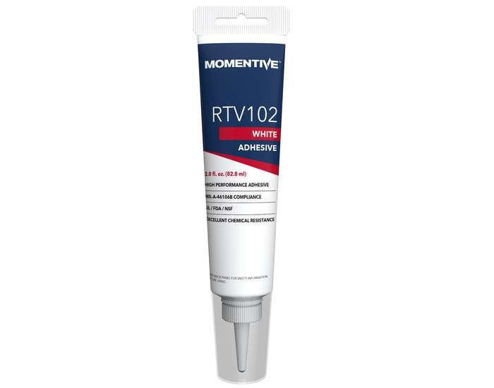 Momentive™ Sealant RTV102 White, 2.8 oz tube