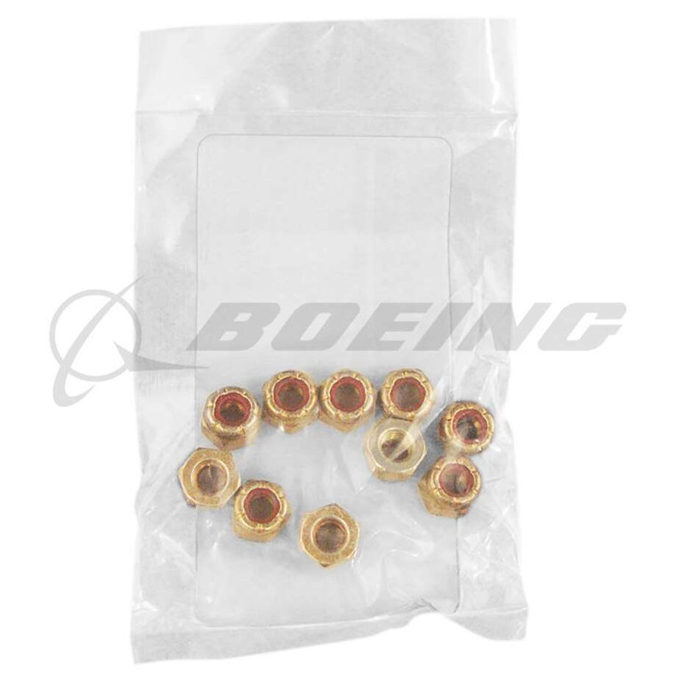 NUT: SELF-LKG,ST, NYLON INSERT