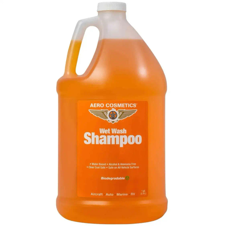 Aero Cosmetics Wet Wash Shampoo 1 Gallon - High-Foaming
