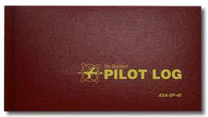 ASA Standard Pilot Log - Burgundy