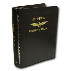 Jeppesen Stand. Leather Binder, BB-2