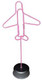 Pink Airplane Clip Stand pinkclipstand