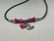 Airplane Colored Heart Necklace JN-ACHR