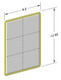 Brightline ARRAY Base Plate (dimensional chart) - SkySupplyUSA