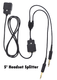 Avcomm 5' Headset Splitter P2010