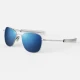 Randolph Aviator - Matte Chrome & Atlantic Blue AF254