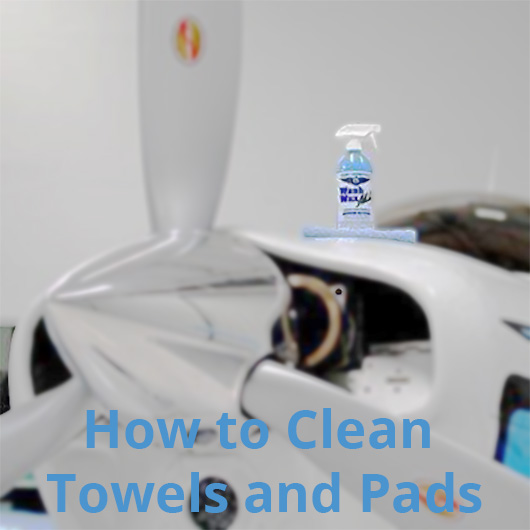 How to clean towels and pads