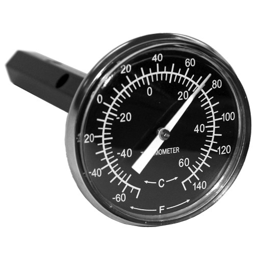 Metal Case Glass Tube Outdoor Temperature Gauge , Indoor Outdoor Temp Gauge  Quick Response