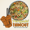Teriyaki Takeout, freeze dried rice and vegetable stir fry