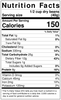 Black Bean Flakes Nutritional