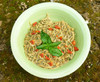 Pesto with spaghetti pasta