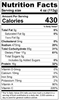 Naked Freckle Nutrition Label