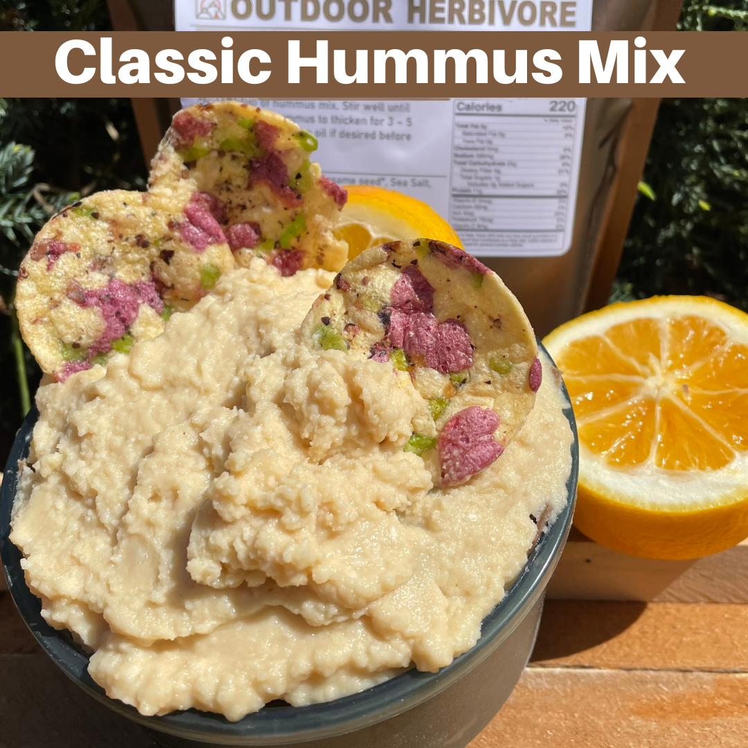 Hummus Powder Dehydrated Bulk Mix Instant Outdoor Herbivore