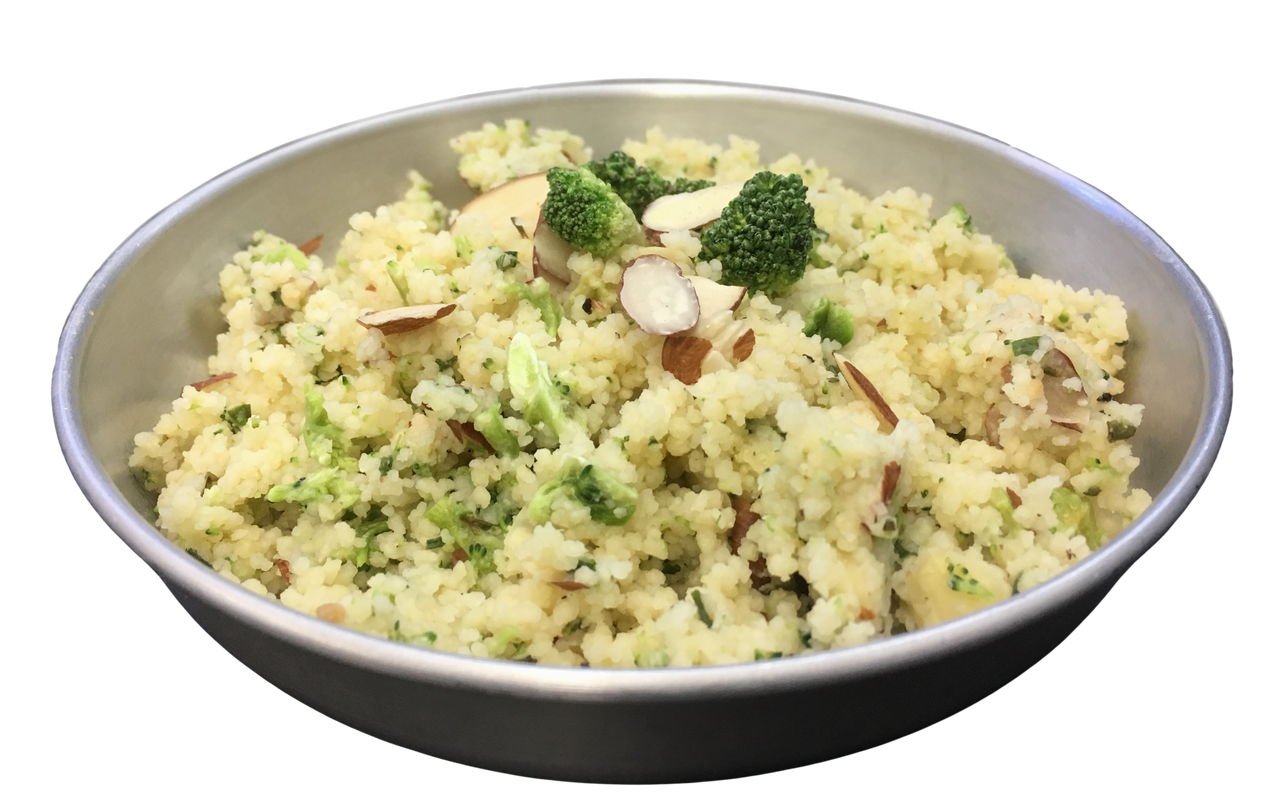 Cheesy Sierra Couscous by Outdoor Herbivore — freeze-dried backpacking meal