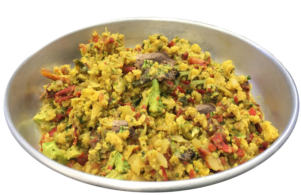 Sunrise Tofu Scramble by Outdoor Herbivore — freeze-dried backpacking meal