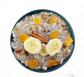 Coconut Chia Banana and Mango Pudding Outdoor Herbivore