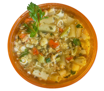 Vegetarian Chicken Noodle Soup Backpacking Meal