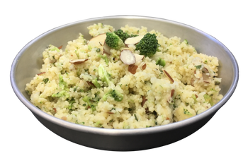 Cheesy Sierra Couscous by Outdoor Herbivore