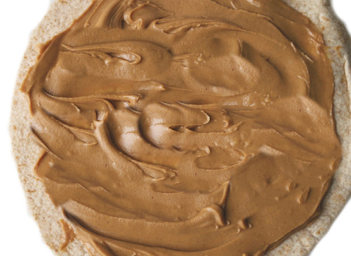 instant peanut butter powder made on tortilla