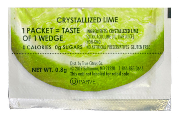 True Lime Packet Backside