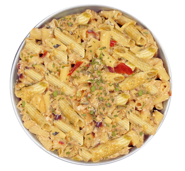 Gluten Free Chickpea Sesame Penne by Outdoor Herbivore