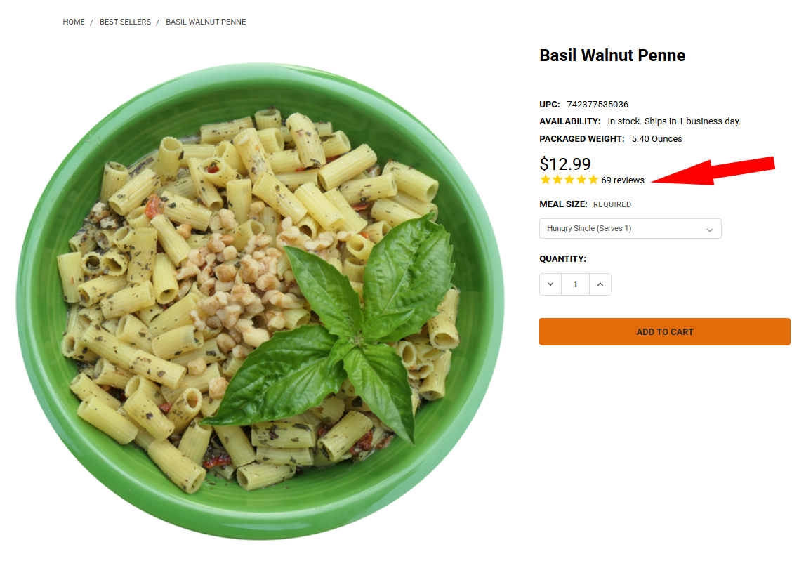 Basil Walnut Penne Review Outdoor Herbivore Product Review - Basil Walnut Penne