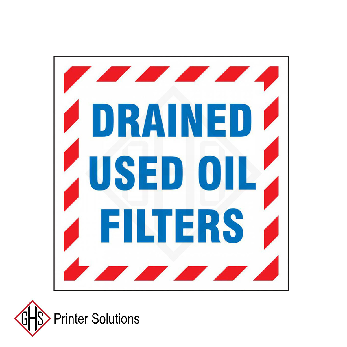 Drum & Container Labels: Biohazard Waste