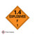 DOT Placard: Hazard Class 1 - Explosives & Blasting Agents (1.4F) DOT Placard: Hazard Class 1 - Explosives & Blasting Agents (1.4F)