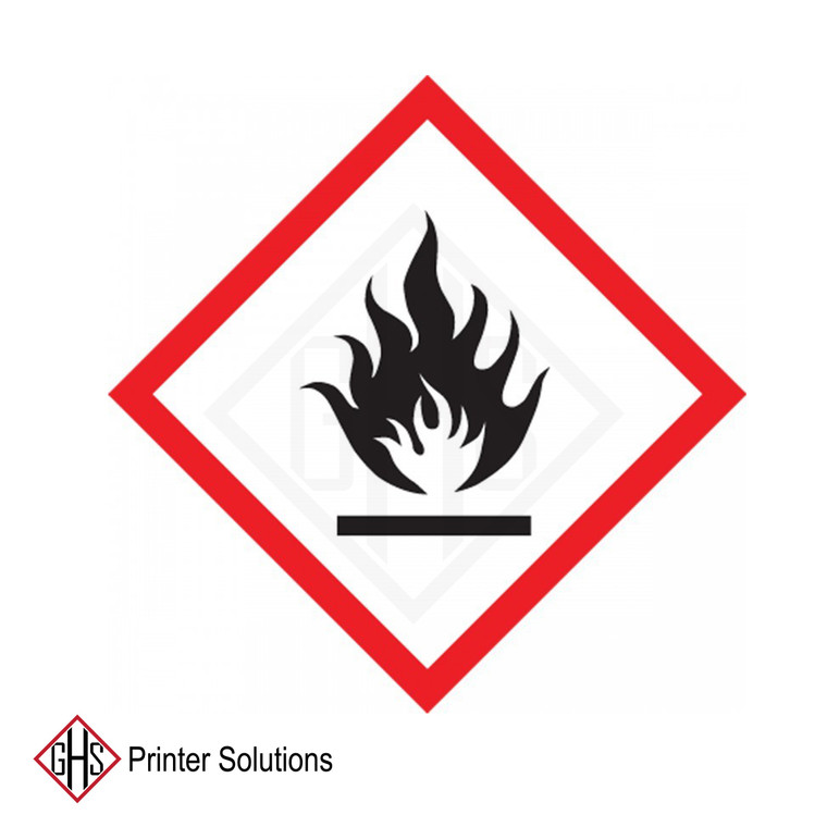 GHS Pictogram Flame Roll