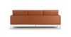 Midcentury Sofa 3 Seater Leather