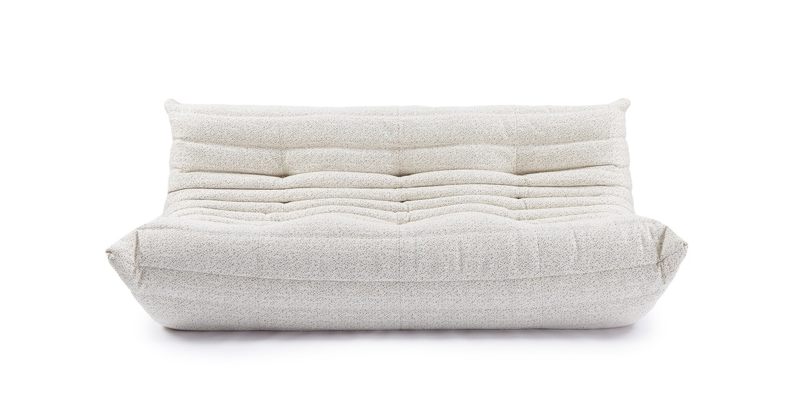 Michel Ducaroy Tweed Quayside 3-Seater Fabric Sofa