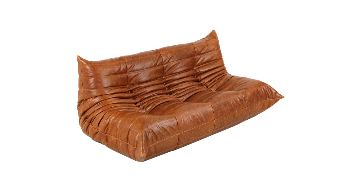 Michel Ducaroy Quayside 3 Seater Premium Leather Sofa